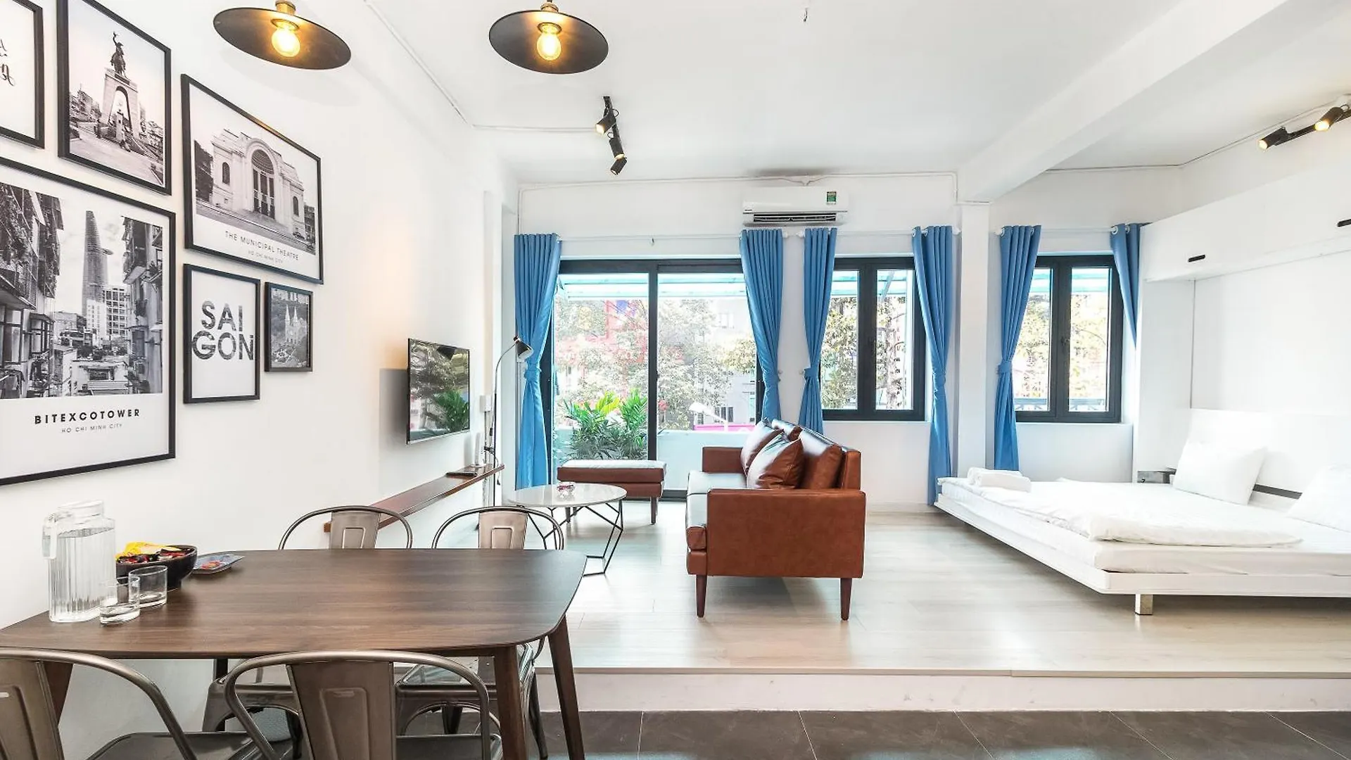 호치민 Aparments In Bui Vien Walking Street 아파트 홈스테이